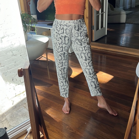 Womens jcrew Jamie pant animal print size 0 - Picture 4 of 8